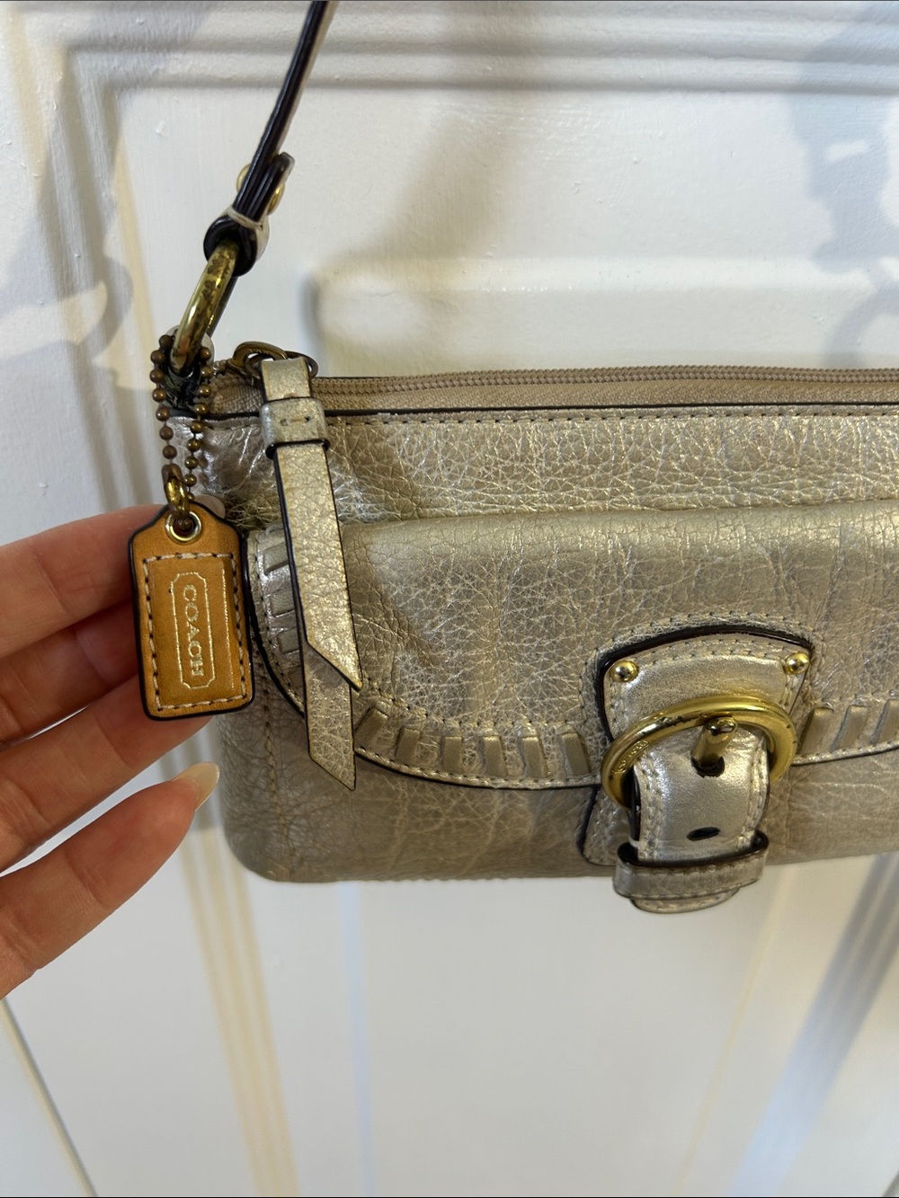 Coach Vintage Metallic Leather Mini Bag - Picture 4 of 13